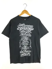 【中古品】STUSSY ステューシー × MR CARTOON ミスターカートゥーン WORLD TOUR TEE ワールド ツアー Tシャツ 半袖Tシャツ 【142-251029-na-13-tag】
