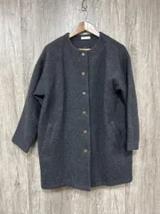 Commencement コメンスメント ノーカラー コート グレー ◆■◎レディース