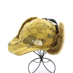 ザノースフェイス THE NORTH FACE Novelty Frontier Cap ノベルティフロンティアキャップ ファー付き 防寒キャップ 帽子 カモフラ 迷彩柄 L カーキ NN41709 /YM