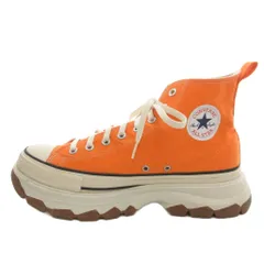 コンバース CONVERSE REACT ALL STAR TREKWAVE HI ハイカット スニーカー キャンバス 厚底 29cm オレンジ 1SD273 /UO