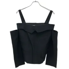 noir kei ninomiya ノワール ケイ ニノミヤ 25SS カットアウトスリーブフックジャケット トップス 3O-J014 ブラック Sのサムネイル