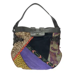 GIANNI VERSACE ジャンニ ヴェルサーチ ミックスパッチワーク レザーハンドバッグ  マルチカラーのサムネイル