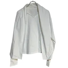 C404 THIRD MAGAZINE サードマガジン シャツ 長袖 ホワイト シンプル 白系 カジュアル レディース 9