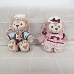 ダッフィー/シェリーメイ ぬいぐるみストラップ スウィートダッフィー 2013 2点セット Disney ディズニー タグ付き その2【IO