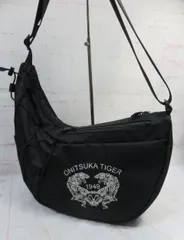【中古】Onitsuka Tiger ｵﾆﾂｶﾀｲｶﾞｰ ﾒｯｾﾝｼﾞｬｰﾊﾞｯｸﾞ 3183A881 ﾌﾞﾗｯｸ  991880156