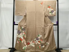 新品正絹総絞り訪問着 花間道 ⑨( 留袖、紬、袋帯なども出品)