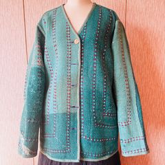 G137 ラリーキルト グドゥリー ジャケット コート 刺し子 刺子 手縫い