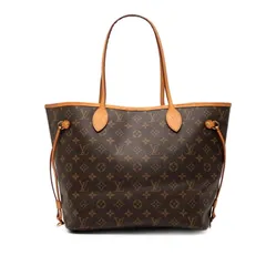 ルイ ヴィトン モノグラム ネヴァーフルMM ショルダーバッグ トートバッグ M40156 ブラウン PVC レザー レディース LOUIS VUITTON【1-0236445】