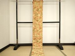 平和屋着物□極上 男性 本場大島紬 アンサンブル 長襦袢(袷)・長羽織  