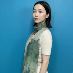 c10 ランバン コレクション シルク100% ストール 日本製 フラワー柄