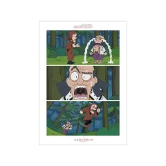 【中古】ポスター 場面写A3マット加工ポスター 八方斎の右腕の段 「忍たま乱太郎」