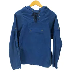 ユーズドフルギ USED古着 80-90S POLSPORT レースアップ フーデット アノラック パーカー メンズ 表記無 