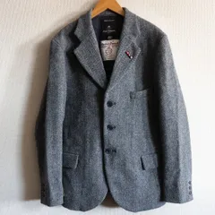 【サイズ50/美品】 NIGEL CABOURN 【Harris Tweed  JACKET】50 ナイジェルケーボン ハリスツイード テーラード ジャケット s2511065のサムネイル