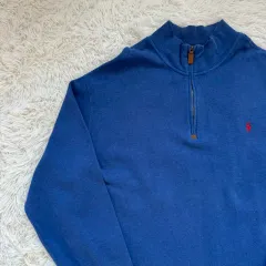POLO RALPH LAUREN 日本 ヴィンテージ ニット ジップアップ ポロ ラルフローレン