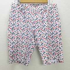 H■フィラ/FILA GOLF GOLF 小花柄 ゴルフショーツ ハーフパンツ【L】MENS■39【中古】