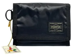 未使用　ポーター　カプセル ウォレット 555-06439 PORTER CAPSULE コンパクト財布 WALLET サイフ 吉田カバン　日本製　ブラック　黒