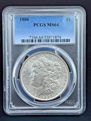 1886 モルガンダラー PCGS MS63 鑑定済み コレクション - メルカリ