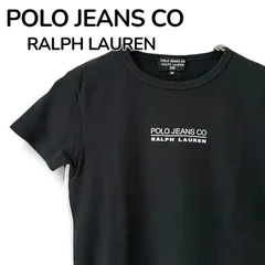 POLO JEANS CO RALPH LAUREN ポロジーンズ ラルフローレン ブラック ロゴプリント Tシャツ コットン100% 中国製 サイズM Mサイズ レディース KT-WJ-1M-7084 0000809OC