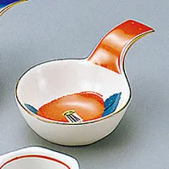 【新品・5営業日で発送】ヤマコー 26607 陶器・ミニレンゲ珍味入 椿 16-205-05のサムネイル