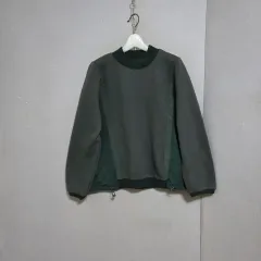 脇線キルティングバイカラースウェット F n2526