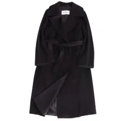 美品 マックスマーラ Max Mara コート 白タグ ロングコート ベルト付