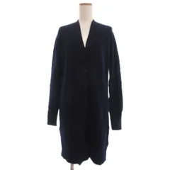 ポロ ラルフローレン POLO RALPH LAUREN タグ付き ニット カーディガン ロング 長袖 Vネック カシミヤ混 S 紺 ネイビー