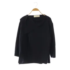 シクラス CYCLAS ウールプルオーバー カットソー 長袖 36 ネイビー /DF