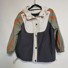 Jkids カラーブロック フード ウィンドブレーカー 冬 15号 511281