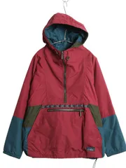 【お得なクーポン配布中!】 90s USA製 エルエルビーン 中綿 ナイロン アノラック パーカー ジャケット レディース M / 古着 オールド マウンテンパーカー プルオーバー