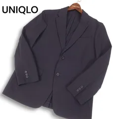 UNIQLO ユニクロ 春夏 感動ジャケット★ ウールライク ストレッチ テーラード ジャケット Sz.S　メンズ ネイビー