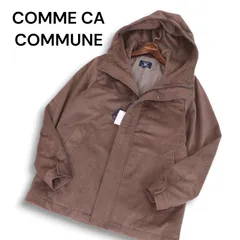 【新品 24AW】 COMME CA COMMUNE コムサ コミューン 秋冬 ウール混 ビーバー フード ブルゾン コート Sz.L　メンズ 未使用