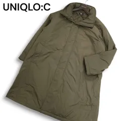 24AW★ UNIQLO:C ユニクロC 秋冬★ 中綿 スタンドカラー フーデッド コート Sz.L メンズ
