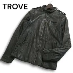 2025年最新】TROVE メンズ レザージャケット・ライダースの人気