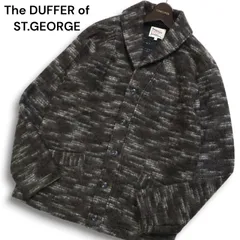 The DUFFER of ST.GEORGE ダファー 秋冬 ショールカラー★ フランネル ニット ジャケット カーディガン Sz.L　メンズのサムネイル