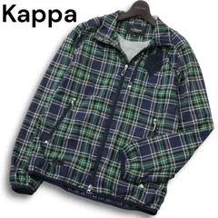 Kappa GOLF カッパ ゴルフ 秋冬 裏起毛★ タータンチェック柄 ジャケット ブルゾン Sz.M　メンズ