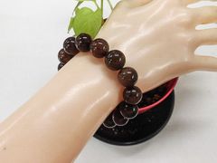 極美品！般若心経 天然木 紫檀 数珠型ブレスレット - メルカリ