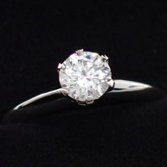 ティファニー 9号 T TWO ナロー ダイヤ リング 750 WG 3933 - メルカリ