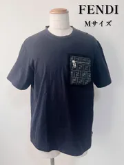 FENDI フェンディ　Tシャツ　ズッカ柄　ポケット　ジップ　M