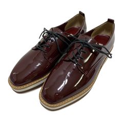 DIANA エナメル レースアップシューズ ボルドー 25.0cm - メルカリ