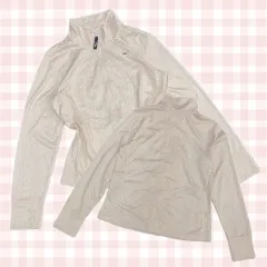 日本 FILA フィラ 奇抜Look フラワーパータン ライトピンク Y2K スリム スポーティー ジップアップ ジャージ