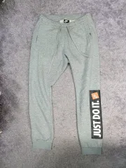 NIKE ナイキ ズボン ジャスト ドゥ イット 起毛 ジョガー パンツ グレー L