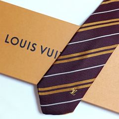 箱付き良品✨️LOUIS VUITTON ネクタイ モノグラム ボルドー - メルカリ