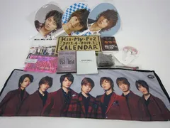 中古品 Kis-My-Ft2 藤ヶ谷太輔 2015 Kis-My-WORLD 他 カレンダー ブランケット うちわ DVD 等 グッズセット