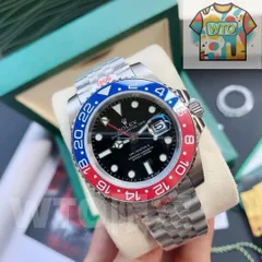 新品未使用　GMTマスターII バットマン　ロレックス　掛け時計　非売品　拡大鏡 ROLEX GMTマスターII 掛け時計 新品未使用-WTO輸入 新品未使用 GMT