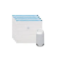 アール SAKuRAKu (サクラク) 布団圧縮袋 4枚 ＋エアッシュ セット マチ付き布団用 約100×90cm マチ32cm 電動吸引機Airshと圧縮袋のセット スピードマットとエアッシュでスピード圧縮 AIR-SPN-102 1