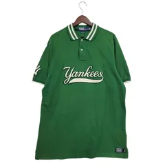 【中古品】Polo by Ralph Lauren ポロバイラルフローレン YANKEES SS POLO SHIRT GREEN ヤンキース ポロ シャツ 半袖 トップス 【147-251008-km-02-izu】