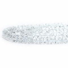 ○Sold as a single strand○ Crystal (synthetic crystal) [button cut] 3 x 6 mm [natural stone beads, power stone]