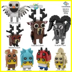 ロブロックス 99日生き残る レゴ互換ブロック8点セット　ディアモンスター ダイノキッド人形ゲーム   99Nights In The Forest  森の中で99夜　おもちゃ知育玩具クリスマス子供プレゼントLEGOギフト17 lb