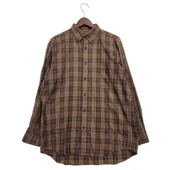 【中古品】 BURBERRY LONDON バーバリーロンドン CHECK LS BD SHIRT BBW80-940 チェック ロングスリーブ ボタンダウン シャツ 日本製 長袖 トップス 【141-251026-as-13-izu】