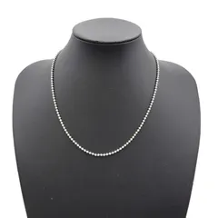 【中古品】 USED 925 BALL CHAIN NECKLACE ボールチェーン ネックレス アクセサリー 【192-251111-as-21-izu】